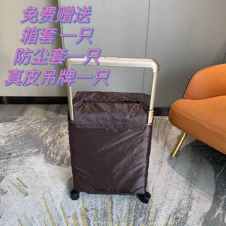 [55cm High Goods Right Version Box]HORIZON Four Wheeled Trolley CaseMatching version details1) Trolley material aluminum alloy silver thin trolley, round hole snap, aluminum alloy button.2)Wheels opposite version of the 