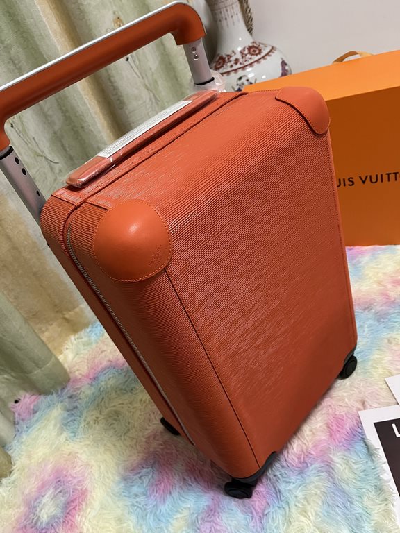 L.V trolley case suitcase high-end goods, color-changing leather, customs locks, universal wheels, aluminum wide trolley bar fashion atmosphere, Fan Bingbing, Li Chen, Wu Xiubo, big cousin, Jing Boran stars with the same