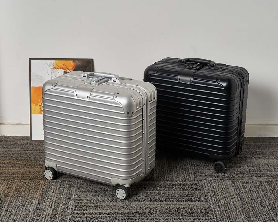 rimowa original Compact 16 inch business jet long case aluminum magnesium alloy trolley luggage boarding case.