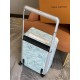 [55cm High Goods Right Version Box]HORIZON Four Wheeled Trolley CaseMatching version details1) Trolley material aluminum alloy silver thin trolley, round hole snap, aluminum alloy button.2)Wheels opposite version of the 