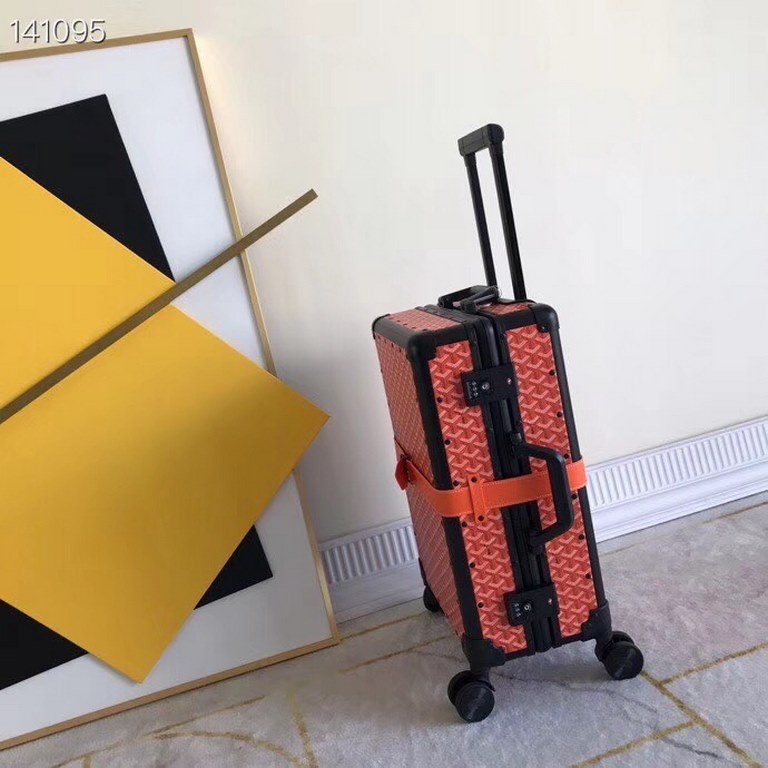 Goya Goy Luggage  LuggageAnother set of new fashion favorites, this retro-shaped trolley case has its own unique kind of fashionable and competent style, strength and value are online   Pan him! Iconic prints with alumin