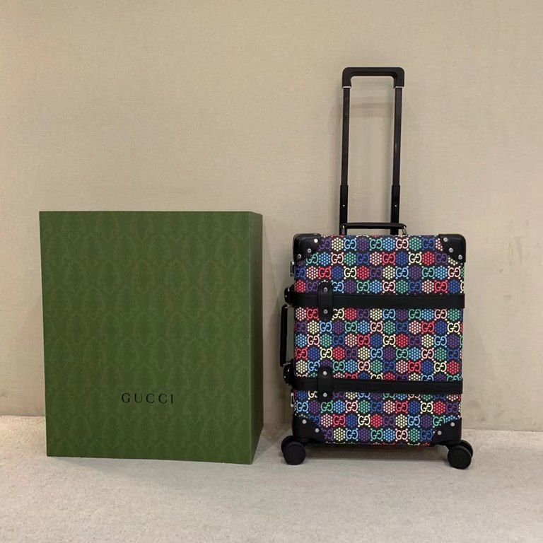 Globe-Trotter series GG luggage, GUCCi and the British royal luggage brand Globe-Trotter cooperation models, sensational show models 