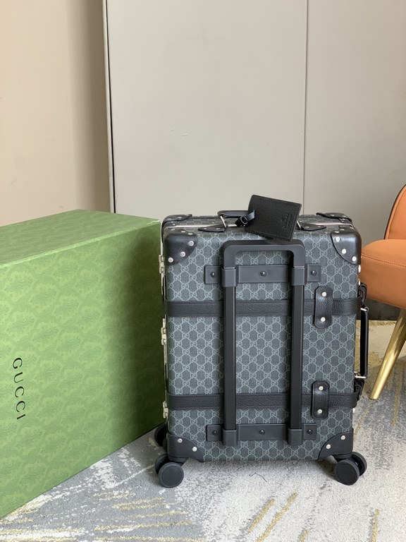 Globe-Trotter series GG luggage, GUCCi and the British royal luggage brand Globe-Trotter cooperation models, sensational show models 