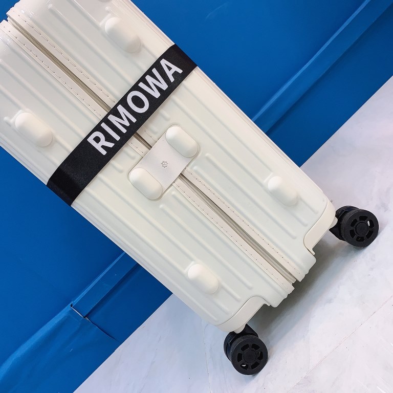 [White]    White is like ceramics, warm and translucent, a symbol of purity and integrity, rice-like translucency, sweet and beautiful.RIMOW@Sumova new color suitcase, YiYangQianXi same Essential series, colorful, enjoy 