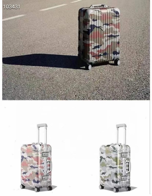 RIIMOWA new camouflage series aluminum magnesium alloy boarding box is here.Rimowa new camouflage aluminum magnesium alloy boarding box is finally going to meet with you, if you think Original aluminum magnesium alloy is