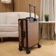 GUCC. I Gu. Qi luggage  trolley caseAnother set of new fashion favorites, this kind of retro-form ancient pull box has its own unique special a fashionable and competent style, strength and value are online   Pan him! Cl