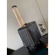 GF4343XNEClassic diamond lattice large double C trolley case Home travel must-have  Cool trend top Imported fabric feel awesome Universal wheel Easy to drag! Bring it with you to spend a pleasant journey           16 inc