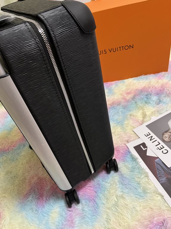 L.V trolley case suitcase high-end goods, color-changing leather, customs locks, universal wheels, aluminum wide trolley bar fashion atmosphere, Fan Bingbing, Li Chen, Wu Xiubo, big cousin, Jing Boran stars with the same