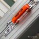 rmw co-branded AMBUSH  in celebration of its #120thanniversaryReferencing the diary of Yoon Ahn, founder of Japanese trend brand AMBUSH. A new orange handle has been created with the Classic aluminum luggage, embellished