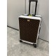 LV Louis Vuitton Old Flower LuggageTrolley CaseAnother set of new fashion favorites   This vintage shaped trolley case has its own unique kind of fashionable and dry style, strength and value are online   Pan him! Iconic