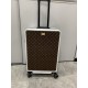 LV Louis Vuitton Old Flower LuggageTrolley CaseAnother set of new fashion favorites   This vintage shaped trolley case has its own unique kind of fashionable and dry style, strength and value are online   Pan him! Iconic