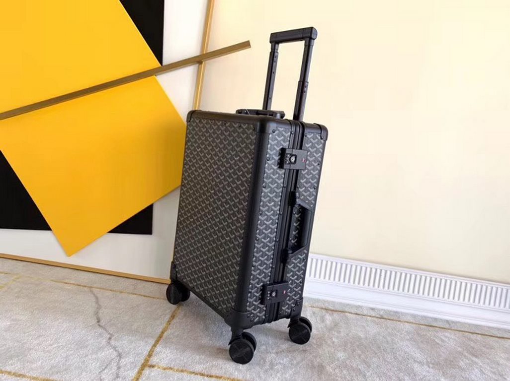 Goya Goy Luggage  LuggageAnother set of new fashion favorites, this retro-shaped trolley case has its own unique kind of fashionable and competent style, strength and value are online   Pan him! Iconic prints with alumin