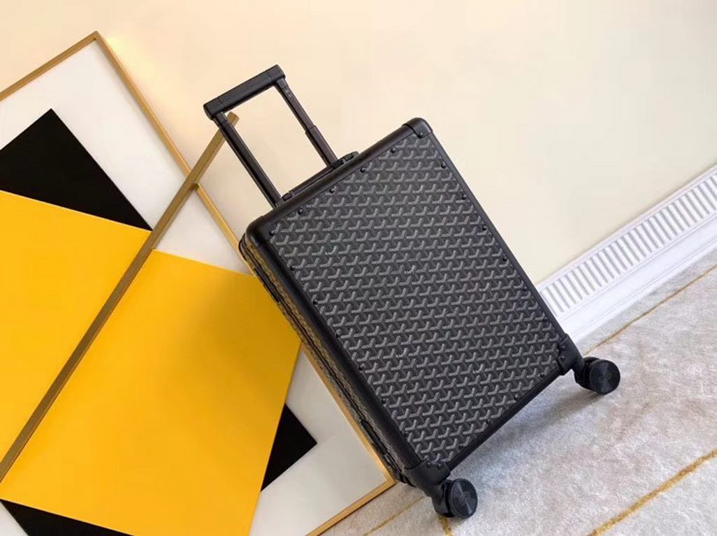 Goya Goy Luggage  LuggageAnother set of new fashion favorites, this retro-shaped trolley case has its own unique kind of fashionable and competent style, strength and value are online   Pan him! Iconic prints with alumin