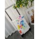 Capacity 28 liters Weight 2.6kgMaterial Ultra-lightweight Monogram canvas material   mesh lining   cowhide leather corners   metal fittings   large external trolley barThe newest version, version 2022, has a watercolor i