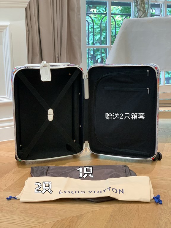 LOUIS VUITTON-HORIZON four-wheeled trolley case 55cm Specifications 38  55  21 (L  H  W) counter genuine quality In stock!L V Horizon trolley case is a classic piece created by the brand in collaboration with designer Ma