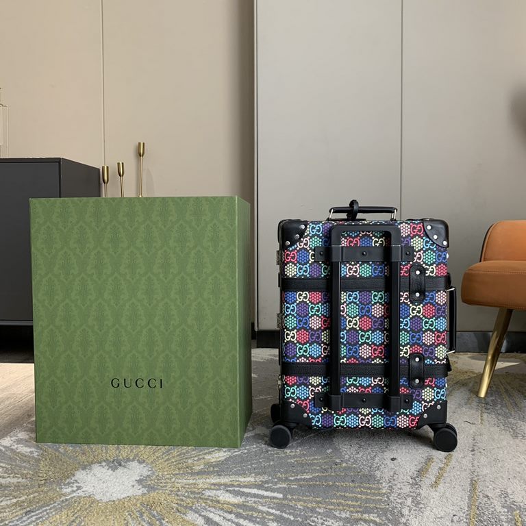 Globe-Trotter series GG luggage, GUCCi and the British royal luggage brand Globe-Trotter cooperation models, sensational show models 