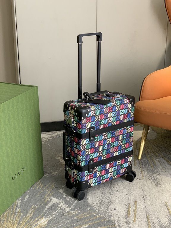 Globe-Trotter series GG luggage, GUCCi and the British royal luggage brand Globe-Trotter cooperation models, sensational show models 