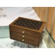 #New Product First Launch #Triple Lid Solid Wooden Jewelry Box Multifunctional carefully developed and uniquely crafted.#Exclusive customized background #(Impeccable)  Size  241613Weight ：1.5kg