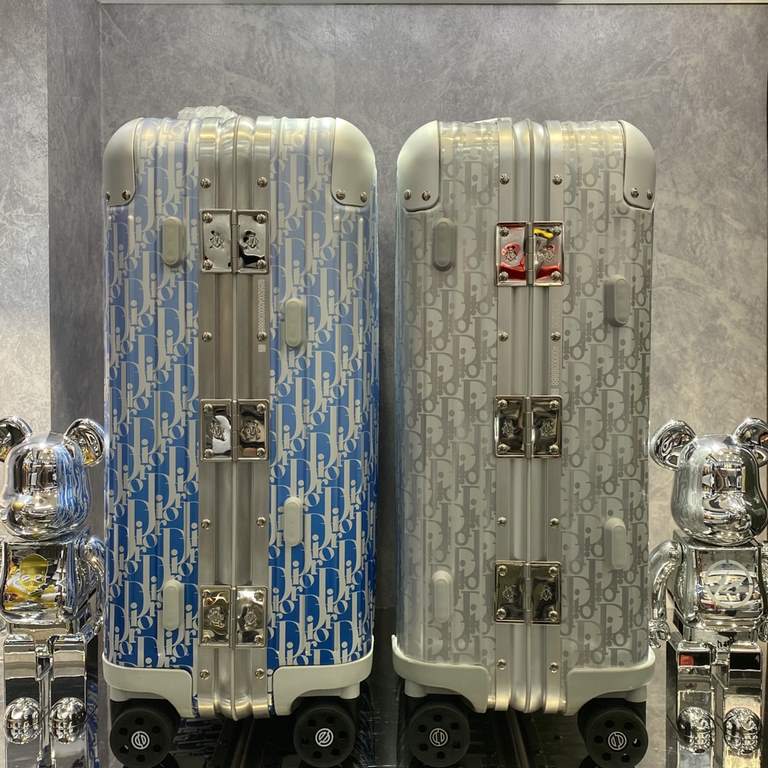 The latest DIOR x RIMOWA color collection.