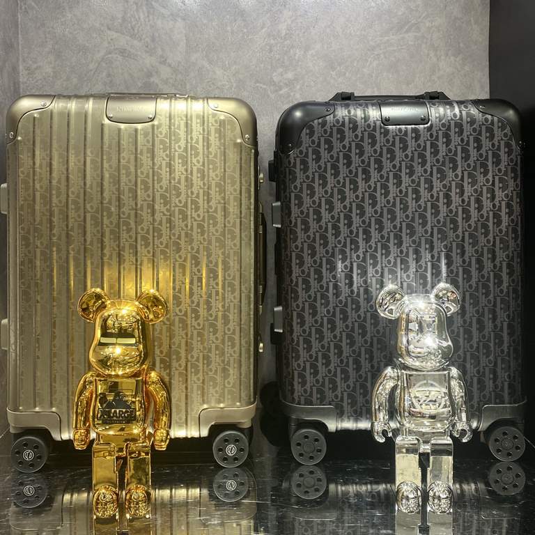 The latest DIOR x RIMOWA color collection.