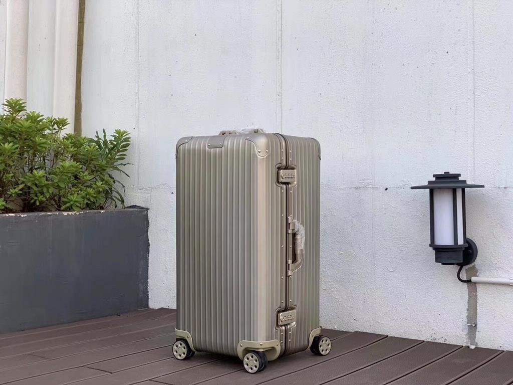 Original trunk series!Rimowa Luggagetrolley caseAluminum-magnesium alloy] Topas Sport sports modelsForced a super-high one, Zhang Dawei, Qiwei, Zheng Kai many many stars are in use!Non-market first-generation circulation