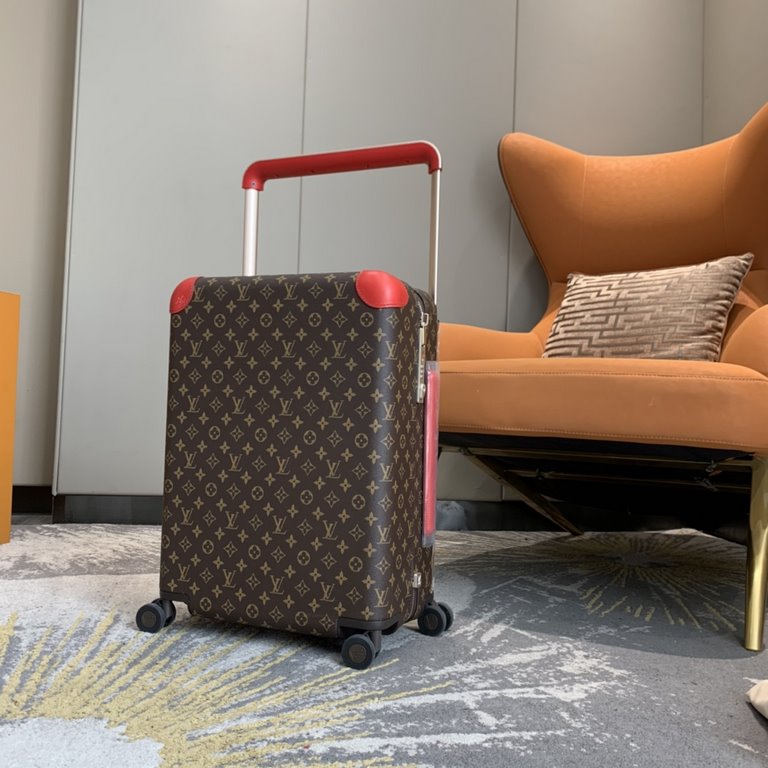 55cmRed bag corner series - four trolley suitcase 55cm M23218 Specifications 38  55  21 (L  H  W) special authentic cabinet quality Spot supply (limited edition red with leather)