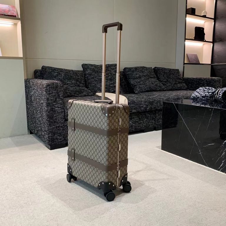 Globe-Trotter series GG luggage, GUCCi and the British royal luggage brand Globe-Trotter cooperation models, sensational show models 