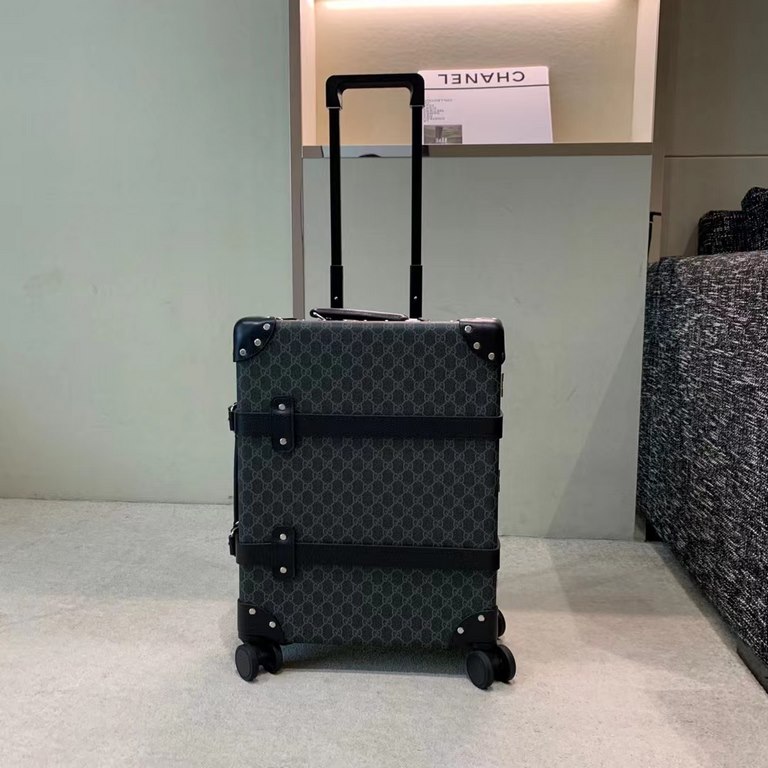 Globe-Trotter series GG luggage, GUCCi and the British royal luggage brand Globe-Trotter cooperation models, sensational show models 