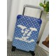 Sky blue hot model    Horizontal creative trolley case four wheels wide trolley barIndividualized and trendy design without being ostentatious