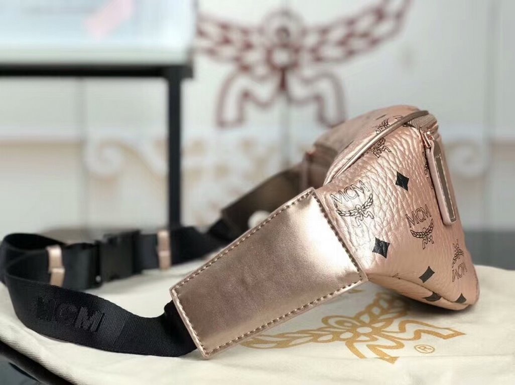 Code 1039New Release - MCM Stark Visetos Belt BagCrafted from coated canvas with an iconic classic print. Inject chic style into your look with this functional Stark fanny pack. The durable, adjustable logo fabric should