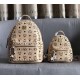 Code 5917-5718-5919. [MCM] Stark Visetos studded duffel bag in a classic Visetos print with metal rivets outlining the print. Crafted from lightweight bond-coated canvas and designed in a classic Visetos print, the pract