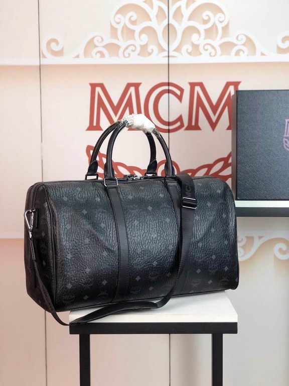 Code 6022 MCM Traveler Visetos Weekend Travel BagCrafted from durable Visetos printed   coated canvas and bonded lining for reduced weight, the Visetos Weekend   Traveler Bag is one of our top lightweight textures. This 