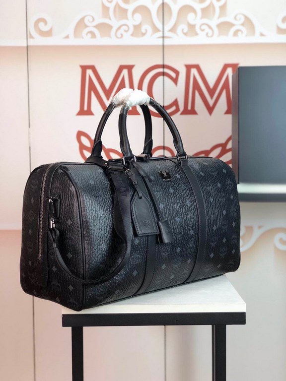 Code 6022 MCM Traveler Visetos Weekend Travel BagCrafted from durable Visetos printed   coated canvas and bonded lining for reduced weight, the Visetos Weekend   Traveler Bag is one of our top lightweight textures. This 