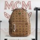 Code 5730Original Stock  MCM  2020 New  Stark Visetos  Duffel BagThis backpack takes all the crowd-pleasing goodness of the Stark duffel bag, with a sleeker shape, embossed pattern, and interior compartments for easy sto