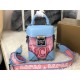 [Sky Blue Translucent Jelly Bag] Model 8962This beloved crossbody bag has been reimagined in a translucent look, with a traditional sophistication borrowed from MCM's traditional hard luggage, and a translucent body that