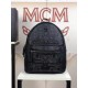 Code 5927  small and medium size figure[Rose] MCM [Rose] Gunta M Studded Backpack Bold style without losing detail  Unique features adorned with bright metal studs, featuring interior laptop compartment, side exterior po