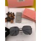 MIUMIU   2023 Fashion Trend Luxury Decorative Sunglasses Nylon Polarized HD Sunglasses Star Poster Models Ultra-high complexity craftsmanship Stereoscopic texture full of    Seriously look at the details ha   Spot  Model