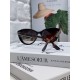 MiuMiu Miu Miu 2024 sunglasses female high-class sense cat-eye frame era teenage group the same sunglasses Ms. pop-ups