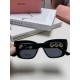 MiuMiu fallacy 2024 new Europe and the United States new fashion sunscreen cat's eye women's sunglasses trend senior sense of popularity of Ms. sunglasses