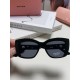 MiuMiu fallacy 2024 new Europe and the United States new fashion sunscreen cat's eye women's sunglasses trend senior sense of popularity of Ms. sunglasses