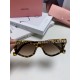 miumiu miu 2024 new personalized cone sunglasses, high-end luxury ladies trend glasses