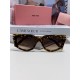 miumiu miu 2024 new personalized cone sunglasses, high-end luxury ladies trend glasses