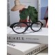 MIUMIU Miu Miu Zhang Yuanying models book nerd retro small round frame sunglasses for men and women 2024 new high-level sense of sunglasses sunshade UV oval street shooting