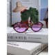 MIUMIU Miu Miu Zhang Yuanying models book nerd retro small round frame sunglasses for men and women 2024 new high-level sense of sunglasses sunshade UV oval street shooting