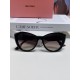 MiuMiu Miu Miu 2024 sunglasses female high-class sense cat-eye frame era teenage group the same sunglasses Ms. pop-ups