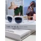 miumiu miu 2024 new personalized cone sunglasses, high-end luxury ladies trend glasses