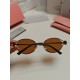 MIUMIU Miu Miu retro oval sunglasses fashion UV sunshade Korean glasses high quality tide