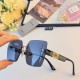 miumiu rimless new cut edge sunglasses women's lenses hollowed out design niche light luxury small aroma wind sunglasses UV protection