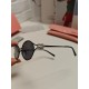 MIUMIU Miu Miu retro oval sunglasses fashion UV sunshade Korean glasses high quality tide