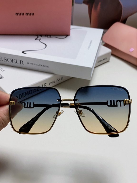 Miumiu Miu Miu 2024 new Netroots with the same women's sunglasses fashion trend sunglasses driving UV sunglasses